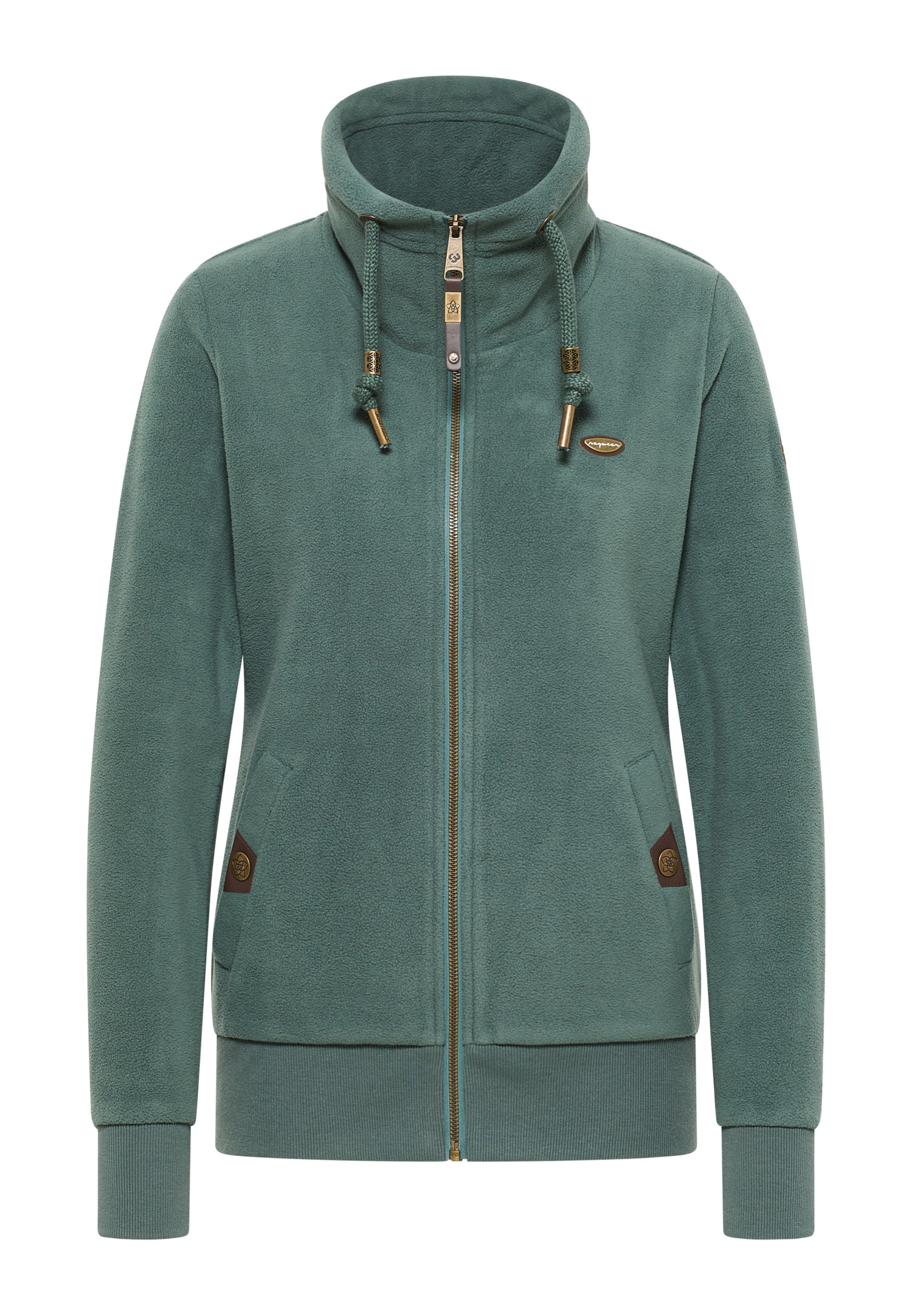 RYLIE FLEECE ZIP SOLID